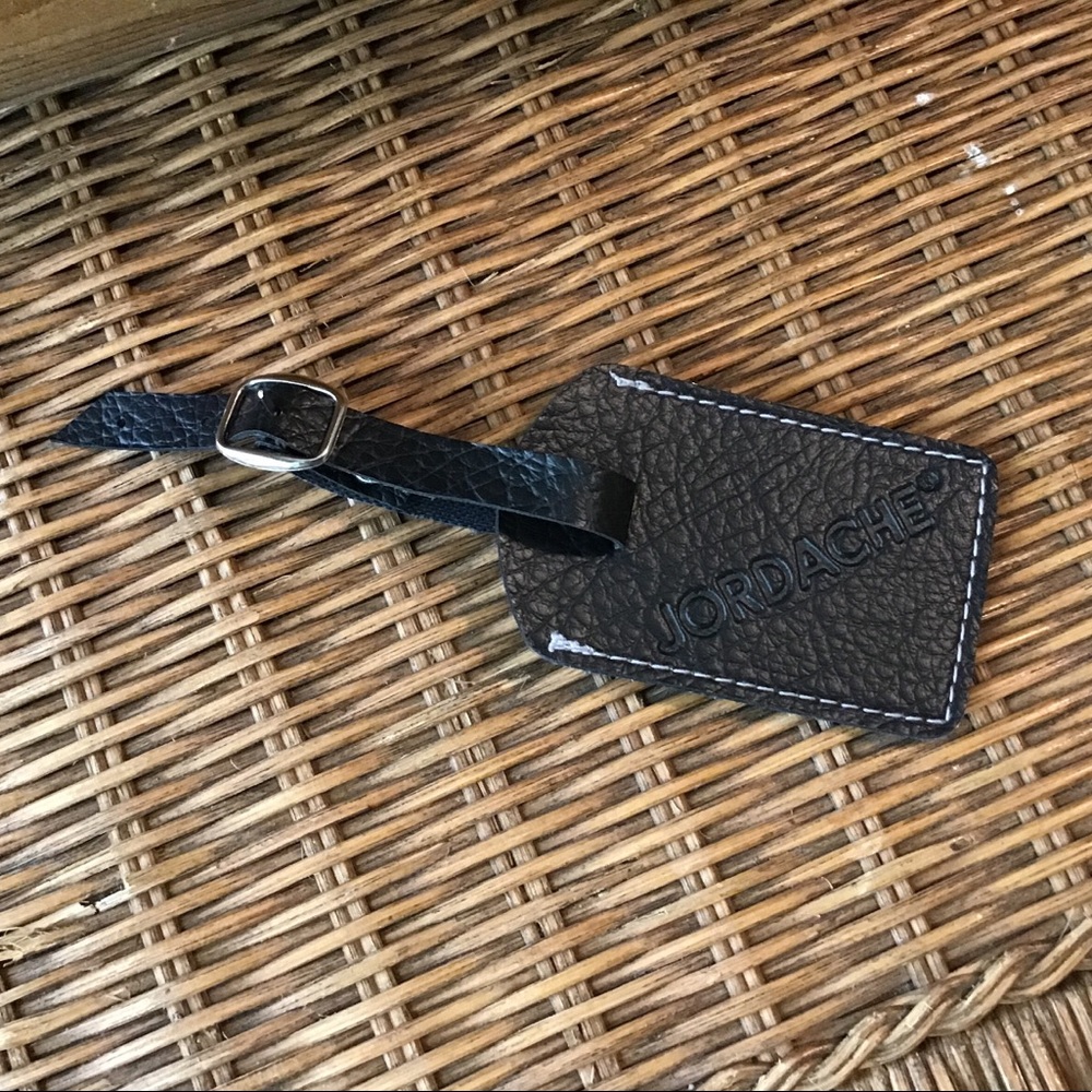 Vintage Jordache luggage tag.